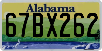 AL license plate 67BX262