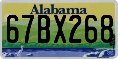 AL license plate 67BX268