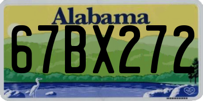 AL license plate 67BX272