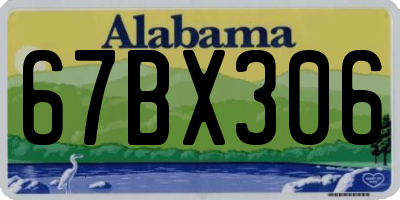 AL license plate 67BX306