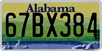 AL license plate 67BX384