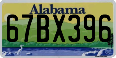 AL license plate 67BX396