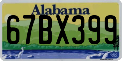AL license plate 67BX399