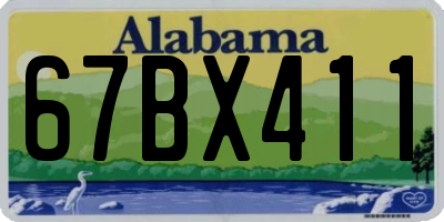 AL license plate 67BX411