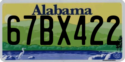 AL license plate 67BX422