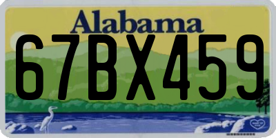AL license plate 67BX459