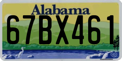 AL license plate 67BX461