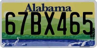 AL license plate 67BX465