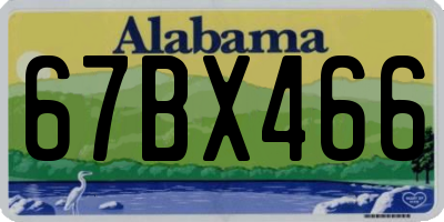 AL license plate 67BX466