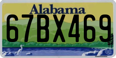 AL license plate 67BX469