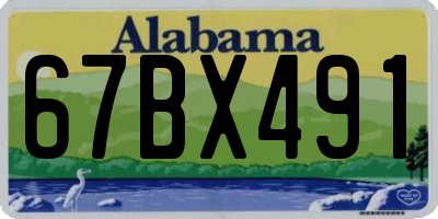 AL license plate 67BX491