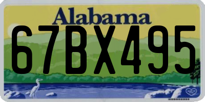 AL license plate 67BX495