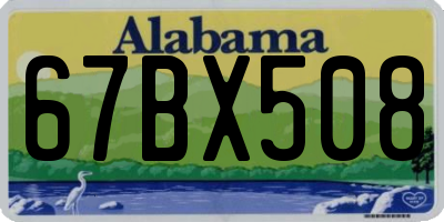 AL license plate 67BX508