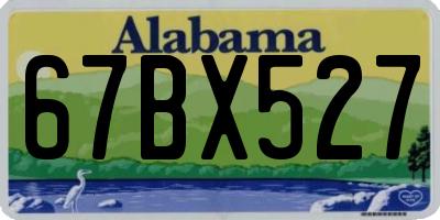 AL license plate 67BX527