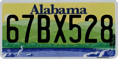 AL license plate 67BX528