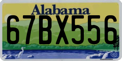 AL license plate 67BX556