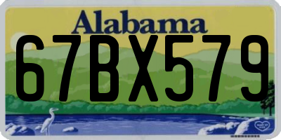 AL license plate 67BX579