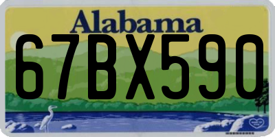 AL license plate 67BX590