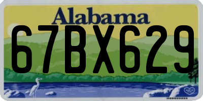 AL license plate 67BX629