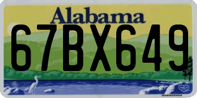 AL license plate 67BX649
