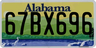 AL license plate 67BX696