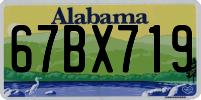 AL license plate 67BX719