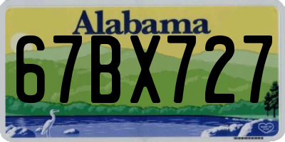 AL license plate 67BX727