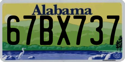 AL license plate 67BX737