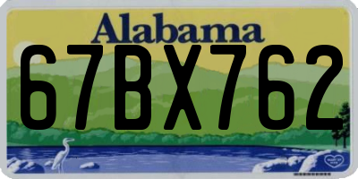 AL license plate 67BX762