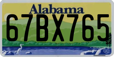 AL license plate 67BX765