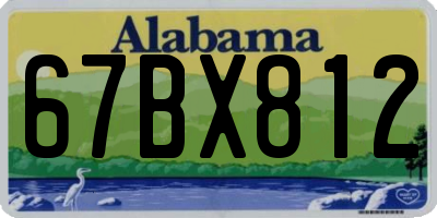 AL license plate 67BX812
