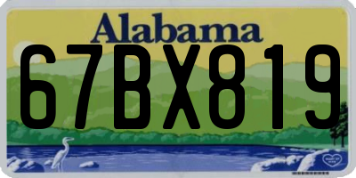 AL license plate 67BX819