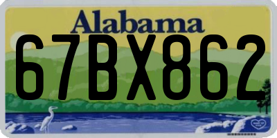 AL license plate 67BX862