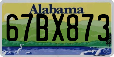 AL license plate 67BX873