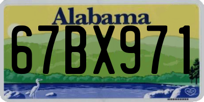AL license plate 67BX971