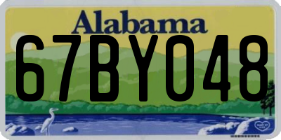 AL license plate 67BY048