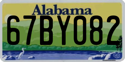 AL license plate 67BY082
