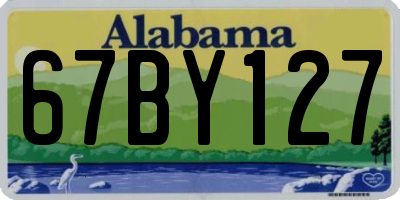 AL license plate 67BY127