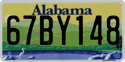 AL license plate 67BY148
