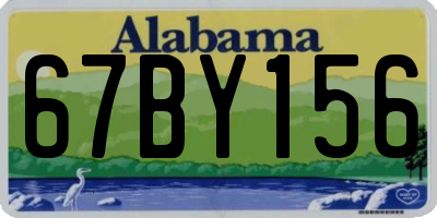 AL license plate 67BY156