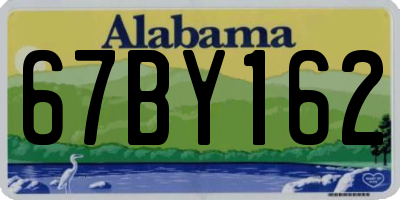 AL license plate 67BY162
