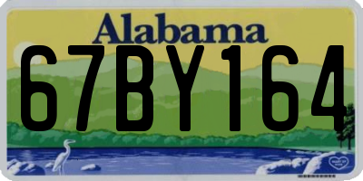 AL license plate 67BY164