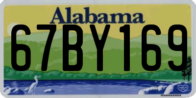 AL license plate 67BY169