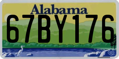 AL license plate 67BY176