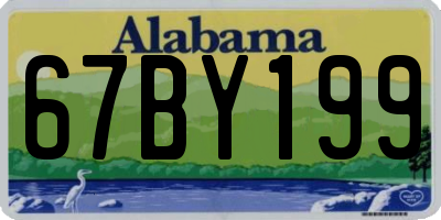 AL license plate 67BY199