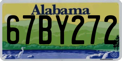 AL license plate 67BY272