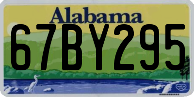 AL license plate 67BY295