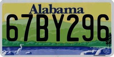 AL license plate 67BY296