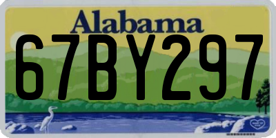 AL license plate 67BY297