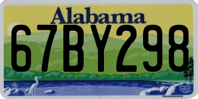 AL license plate 67BY298